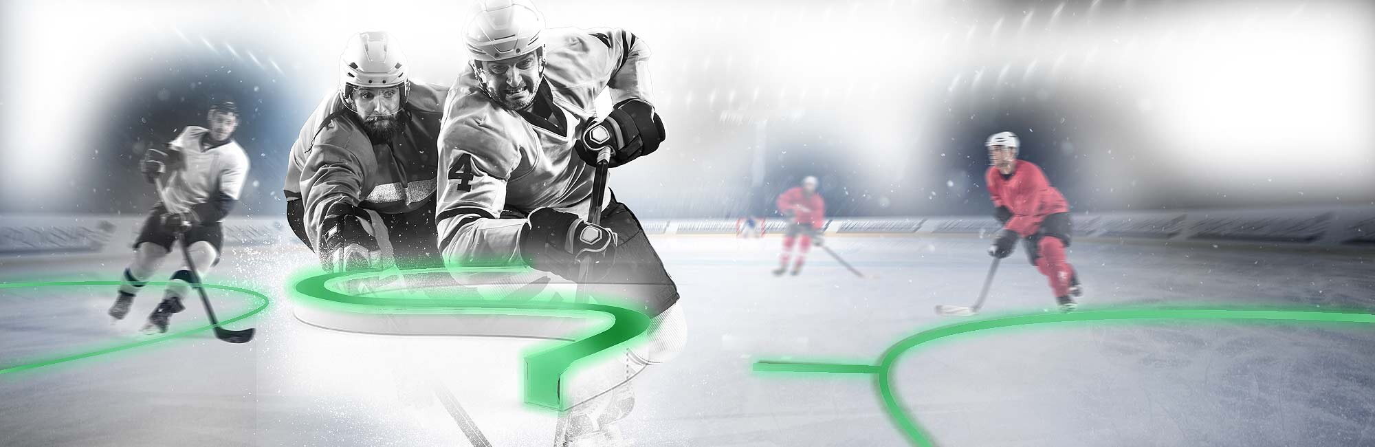 Licht und Beleuchtung für Eissport und Schnee Eishockey