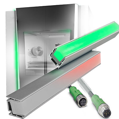 LED Lichtleiste mit Ampelfunktion für Anlagenbau und Industrieanlagen