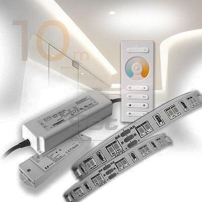 Lichtleisten Set in Länge bis 20m als Komplettes LED Streifen set kaufen