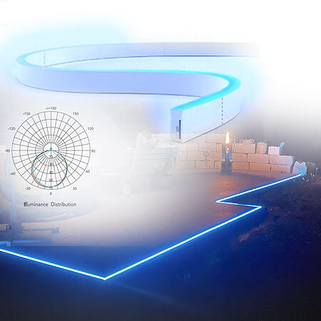 wasserfeste LED Boden Leuchte für Bodeneinbau in Terrasse