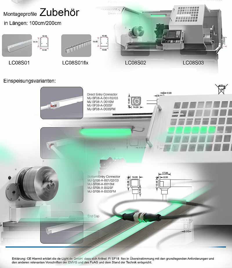 LED Statusleuchte RGB für Industriebeleuchtung und Maschinen LED