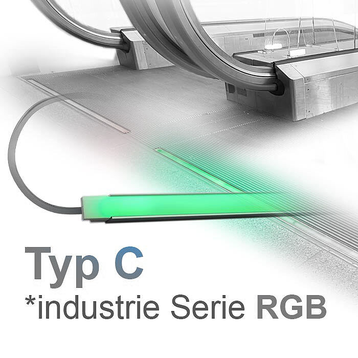 TYP-C  24VDC gemeinsam gesteuerte Kathode LED Lichtleiste RGB